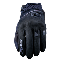 Five 'RS-3 Evo Airflow' Street Gloves - Black [Size: 8 / S]