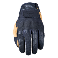 Five 'Scrambler' Street Gloves - Black/Tan [Size: 10 L]