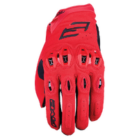 Five 'Stunt Evo 2' Street Gloves - Red [Size: 10 L]