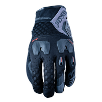 Five 'TFX3 Airflow' Trail Gloves - Black/Grey [Size: 8 / S]