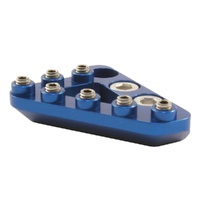 Blue Standard Aluminium Rear Brake Pedal Tip