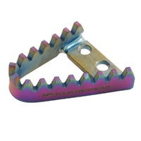 Oil Slick Titanium Rear Brake Pedal Tip