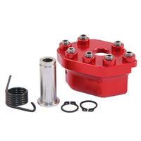 Red Brake Pedal Rotating Tip with Hardware