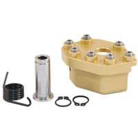 Gold Brake Pedal Rotating Tip with Hardware