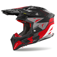 Airoh 'Aviator 3 Spin' MX Helmet - Red Matt [Size: 2XL]