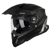 Airoh 'Commander' Adventure Helmet - Matt Black [Size: M]