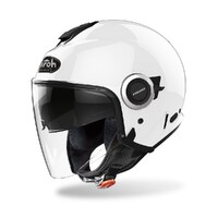 Airoh 'Helios' Open-Face Helmet - White Gloss