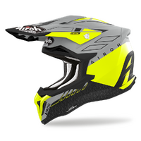 Airoh 'Strycker Skin' MX Helmet - Yellow Matt