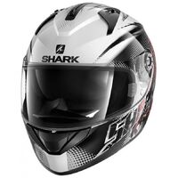 Shark Ridill ECE Finks White/Black/Red Helmet