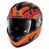 Shark Ridill Kengal Mat Black/Orange/Red Helmet