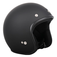 RXT 'A611C Low Ride' Open-Face Helmet (w/ Studs) - Black [Size: 2XS]