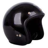 RXT 'Challenger' Open-Face Helmet (w/ Studs) - Black