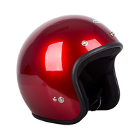 RXT 'Challenger' Open-Face Helmet (w/ Studs) - Candy Red [Size: S]