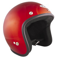 RXT 'Challenger' Open-Face Helmet (w/ Studs) - Candy Red