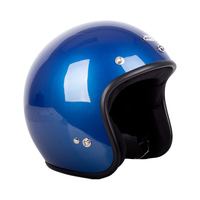 RXT 'Challenger' Open-Face Helmet (w/ Studs) - Candy Blue [Size: 2XL]