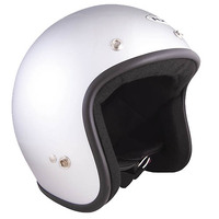 RXT 'Challenger' Open-Face Helmet (w/ Studs) - Silver
