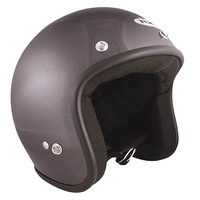 RXT 'Challenger' Open-Face Helmet (w/ Studs) - Gun Metal