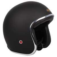 RXT 'Classic' Open-Face Helmet (No Studs) - Matt Black