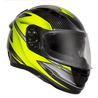 RXT 'A736 Evo Axis' Full-Face Helmet - Black/Fluro Yellow [Size:2XL]