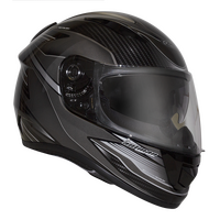 RXT 'A736 Evo Axis' Full-Face Helmet - Black/Grey [Size:2XL]