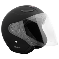 RXT 'A218 Metro' Open-Face Helmet - Matt Black