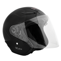 RXT 'A218 Metro' Open-Face Helmet - Gloss Black