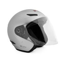 RXT 'A218 Metro' Open-Face Helmet - Silver [Size: L]