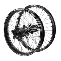 Husqvarna Haan Black Hubs / A60 Black Rims Wheel Set