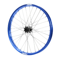 JTR Speedway Black Hubs / Blue Rims Front Wheel 23*1.60