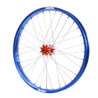 JTR Speedway Red Hubs / Blue Rims Front Wheel 23*1.60