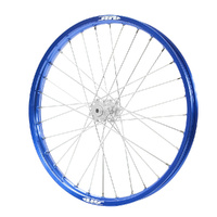 JTR Speedway Silver Hubs / Blue Rims Front Wheel 23*1.60