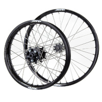 JTR Speedway Black Hubs / Black Rims Wheel Set 23 / 19*2.15
