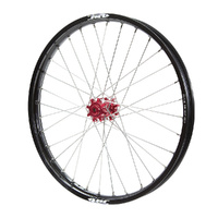 JTR Speedway Red Hubs / Black Rims Front Wheel 23*1.60