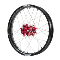 JTR Speedway Red Hubs / Black Rims Rear Wheel 19*2.15