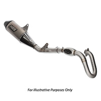 HGS Kawasaki Complete Stainless Steel Carbon Exhaust System KX 450 F 2024