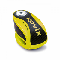 Kovix KNX-6 Alarmed Disc Lock - Yellow