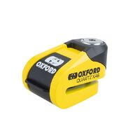 Oxford Quartz XA6 Alarm Disc Lock Yellow/Black