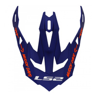 LS2 MX700 PEAK CARGO BLUE FLUO ORANGE