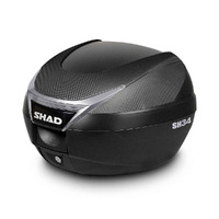 SHAD SH34 Top Case-BLACK/CARBON 34L