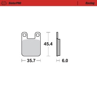 Moto-Master Gas Gas SinterPro Racing Front Brake Pads