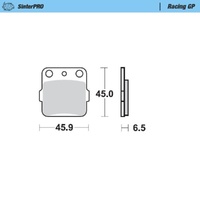 Moto-Master Honda SinterPro Racing GP Front Brake Pads