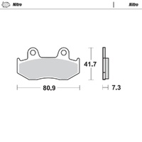 Moto-Master Honda Nitro Rear Brake Pads