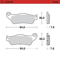 Moto-Master VOR SinterPro Racing Front Brake Pads
