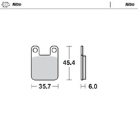 Moto-Master Sherco Nitro Front Brake Pads