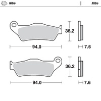 Moto-Master VOR Nitro Front Brake Pads