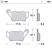 Moto-Master Royal Enfield Nitro Rear Brake Pads