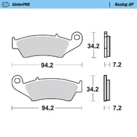 Moto-Master Beta SinterPro Racing GP Front Brake Pads