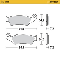 Moto-Master Aprilia Nitro Sport Front Brake Pads