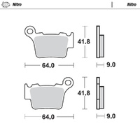 Moto-Master SWM Nitro Rear Brake Pads