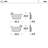 Moto-Master Cobra Nitro Front Brake Pads